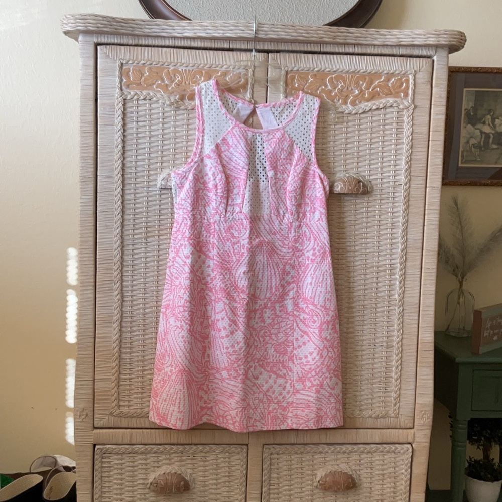 Lilly Pulitzer Kaylee Shift Dress Hubba Bubba Sea Cups Women’s Size 6 Cotton NWT - Picture 12 of 12